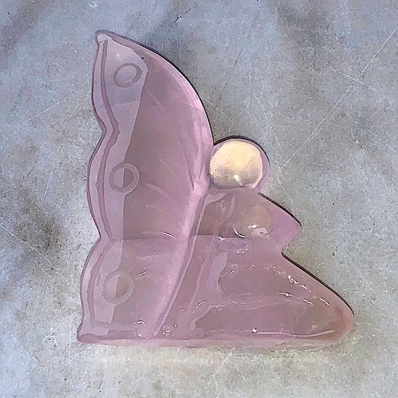 FAIRY ROSE QUARTZ CRYSTAL CARVED GEMSTONE NEW HEALING STONE UNCONDITIONAL LOVE - Picture 6 of 12